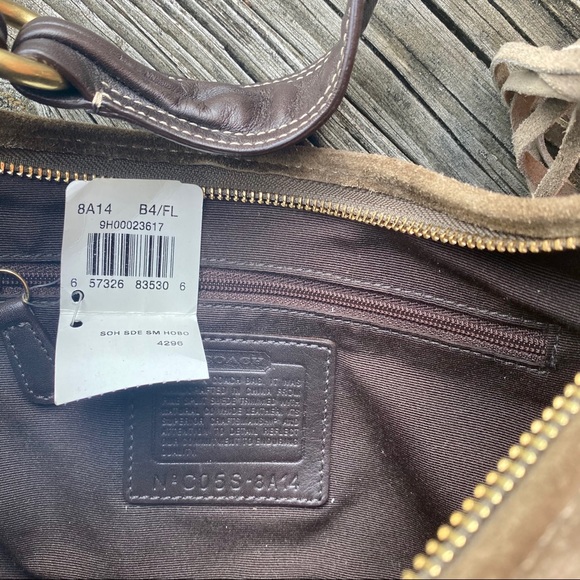 NWT Coach Soho Suede Small Hobo - Picture 6 of 7